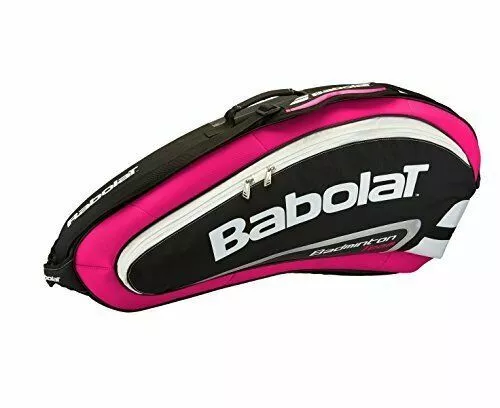 Babolat Racket Holder X4 Badminton Team Pink