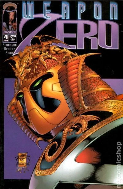 Weapon Zero #4 VF 1995 Weapon Zero 2nd Series Stock Image