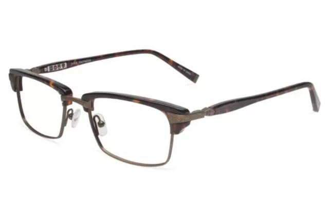 John Varvatos Lunettes Jv V145 Tortue 53 MM Main - Fabriqué En Japon