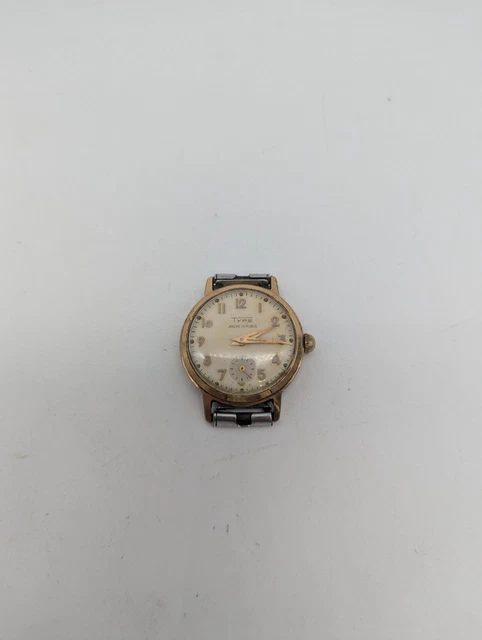 Montre vintage Tierce mécanique à petite seconde - Ancre 15 rubis