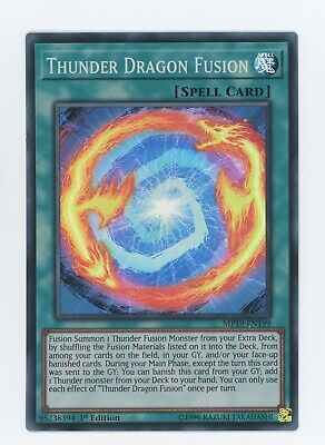 Yugioh Thunder Dragon Fusion  MP19-EN199 Nr Mint 1st Super Rare