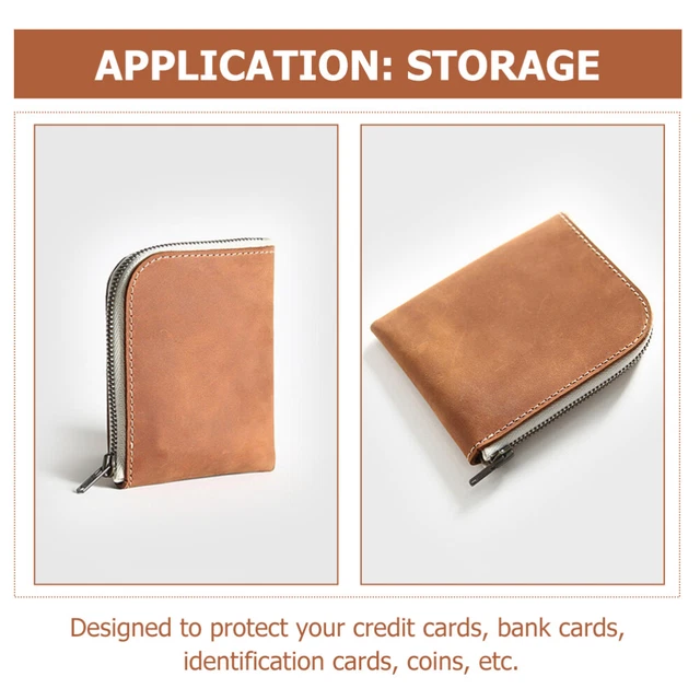 Borsa Porta Banconote, Borsa Per Soldi E Documenti Con Cerniera E