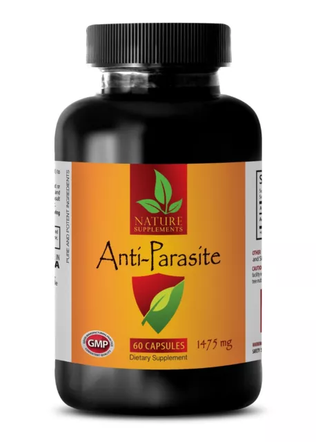 antiparasitic - ANTI PARASITE COMPLEX - candida treatment - 1 Bottle 60 Capsules