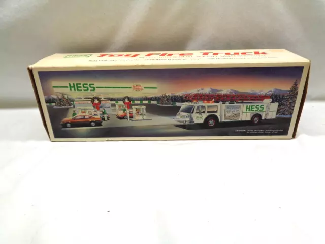 1989 Hess Gasoline Fire Truck New Old Stock