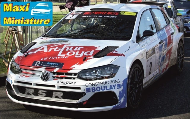 Décalcomanies 1/43 Renault Clio Rally5 S. Ramette Rallye Côte Fleurie 2022