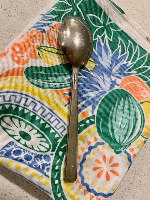 Rare Antique Southern Pacific RR Daylite  Spoon ~ Reed & Barton Silverplate 2
