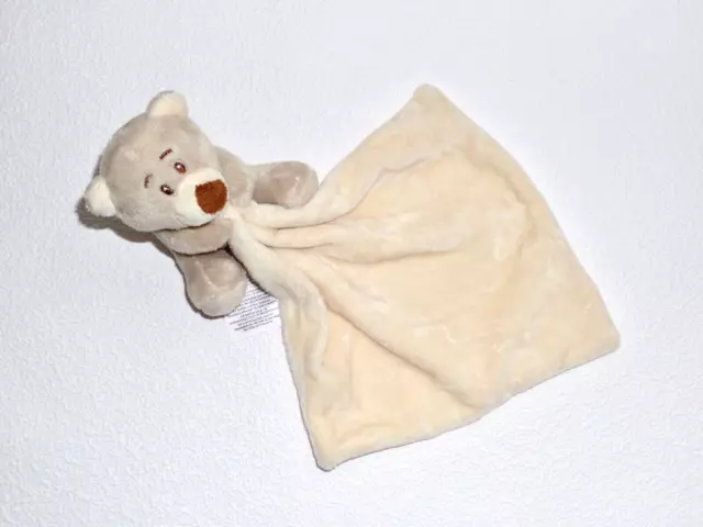 wie NEU  Ergee KIK Teddy Bear BÄR Teddybär Schmusetuch Schnuffeltuch Kuscheltuch