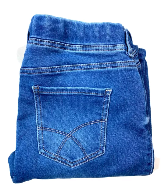 Country Road Jnr Girls Jeans Size 16 28x31 Blue Drawstring Straight Leg Pants