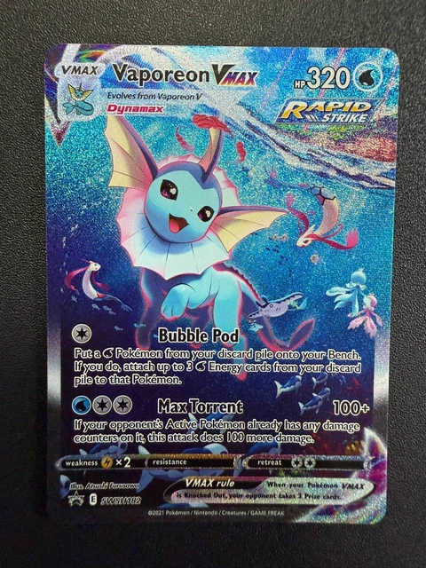 POKMON CARD | PSA 9 Vaporeon VMAX SWSH182 2021 Black Star Promo Premium  Alt Art 91.18 - PicClick UK