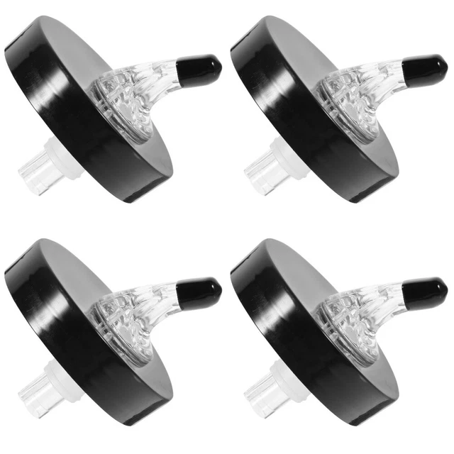 4 Count Vinegar Pour Spout Oil Glass Dispenser Oil Bottle Spouts