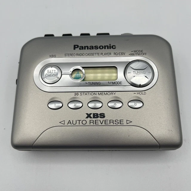 PANASONIC AM/FM RADIO Cassette Tape Player Auto Reverse XBS RQE30V For Parts 12.98 PicClick PANASONIC AM/FM RADIO Cassette Tape Player Auto Reverse XBS RQE30V For Parts 12.98 PicClick