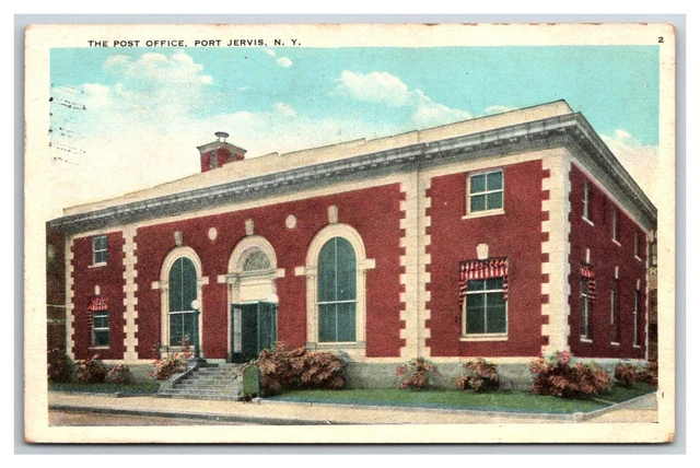 Port Jervis New York Ny Post office 1930c Orange County