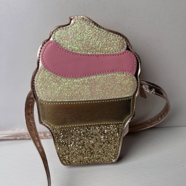 SEED HERITAGE Childrens Small Glittery Ice Cream Bag