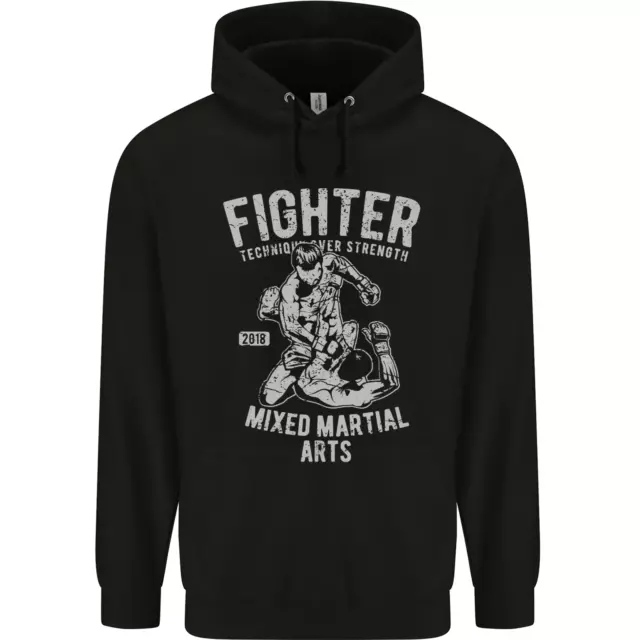 MMA Fighter MMA Mixed Martial Arts Gym Mens 80% Cotton Hoodie