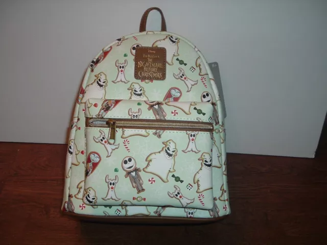 Loungefly Disney Nbc Gingerbread Cookies Mini Backpack~ With Tags~ Brand New~