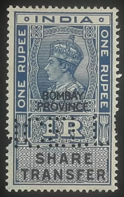 inde fiscal share  transfert Bombay 1937