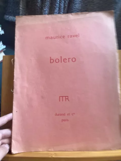Maurice Ravel Bolero partition piano seul éditions Durand