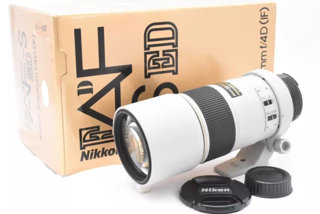 NIKON AF-S NIKKOR 300mm F/4 D ED Light Gray Lens w/Box from Japan (t4076)