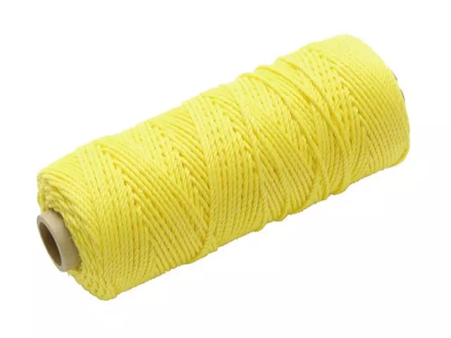 Línea de ladrillos de nylon de alta visibilidad, 105 m (344 pies), amarillo