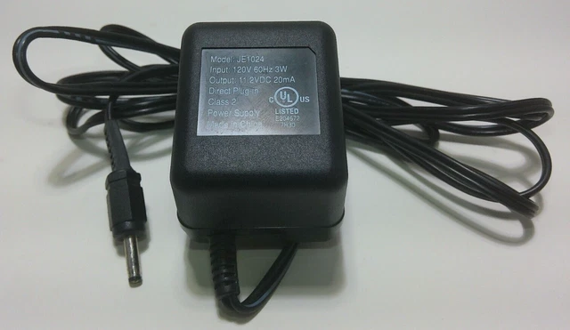 Class 2 Power Supply MODEL-JE1024 INPUT 120VAC 3W OUTPUT 11.2VDC 20mA RARE
