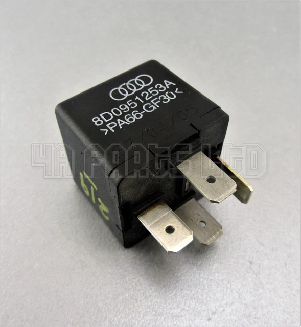 3D0951253A AUDI VW Seat (5-Pin) Main Current Black Relay-433 12V (50A