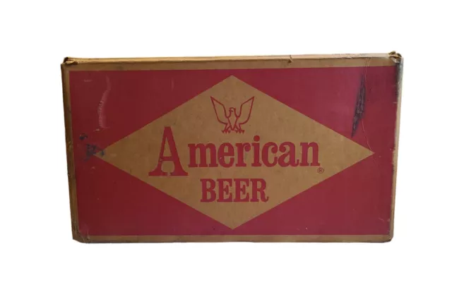 Vintage American Brewery Beer Cardboard Box Baltimore Case 24 Empty Beer Bottles