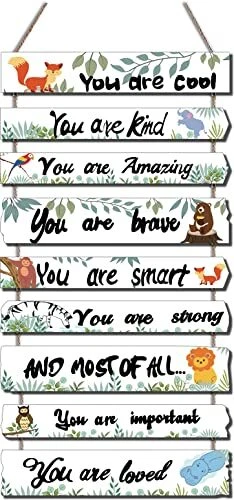 Woodland Nursery Room Decor for Baby Bedroom - Safari Animal Theme Wall Jungle