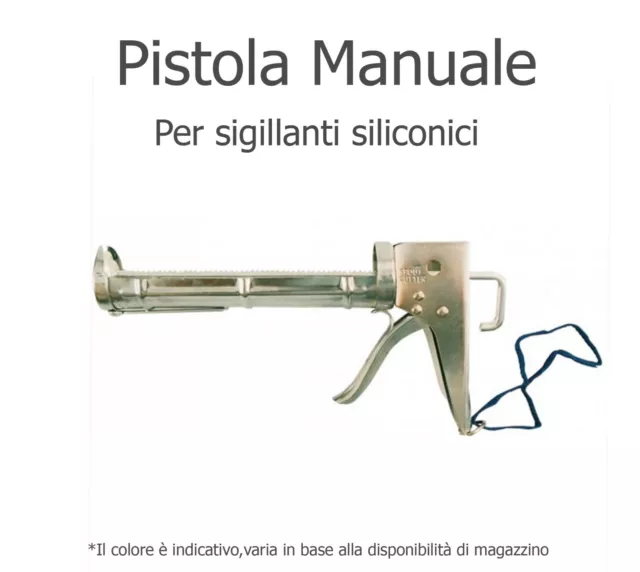 Pistola x Cartucce Silicone Sigillante 280 - 310 ml  Acciaio Universale Standard 2