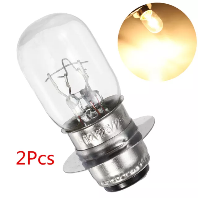 2X 12V 25/25W T19 P15D-25-1 Quad Moto Voiture Lampe Feu Phare Projecteur Ampoule