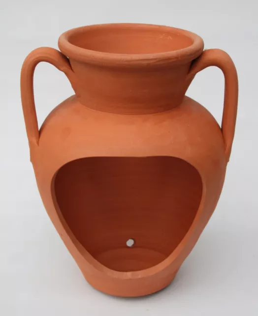 Kräutertopf Pflanzkübel Pflanzschale Pflanztopf TERRACOTTA Wandkorb 35cm NEU