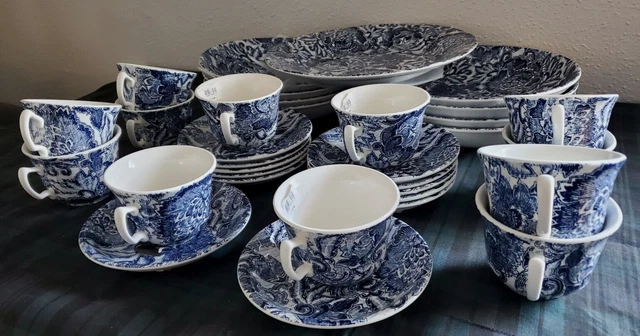 burleigh×ラルフローレン グリーンフェディッドピオニープレート