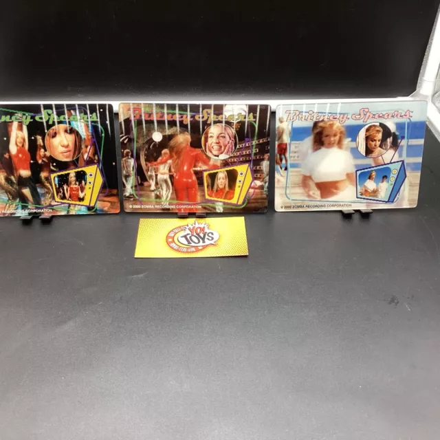 2000’s Britney Spears Video Motion Cards LOT OF 3