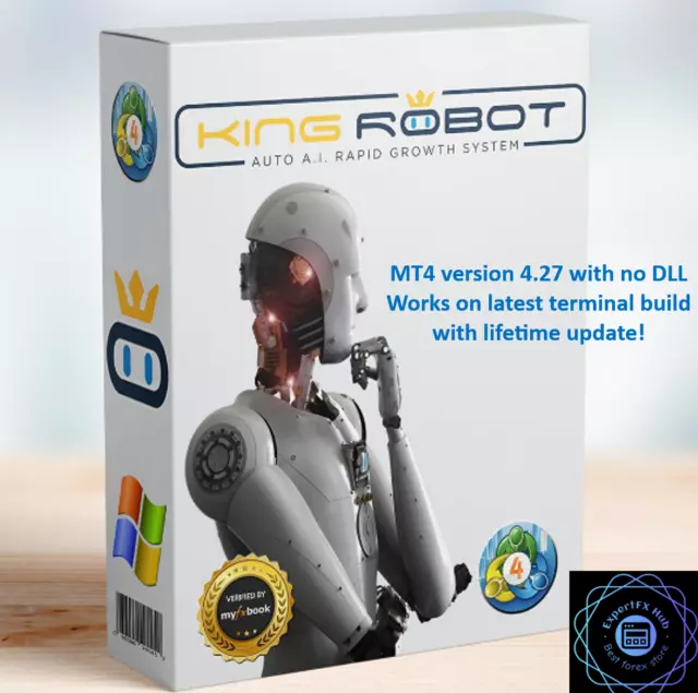 King Robot EA MT4 Forex Auto trading Robot LIVE RESULT! V4.27 NO DLL