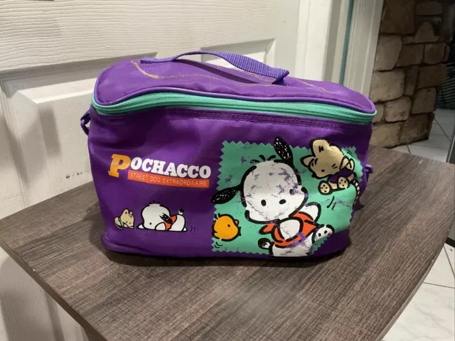 Vintage Pochacco K-9 Cooler Lunch Bag NWT Purple Sanrio 1996 Retro  Collectible