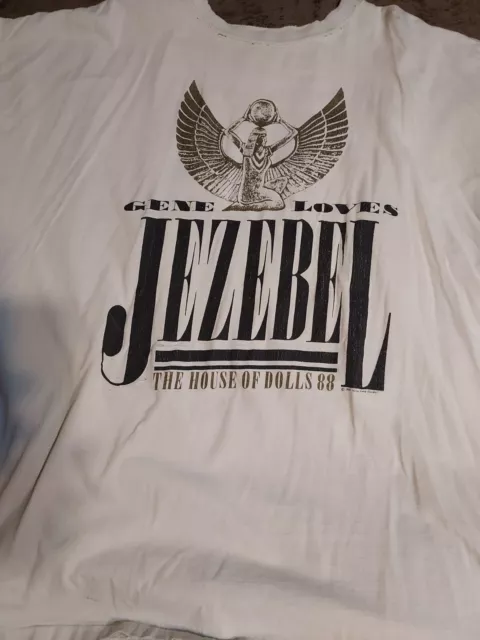 Vintage 1987 GENE LOVES JEZEBEL House of Dolls T-shirt Probably 3XL READ MORE