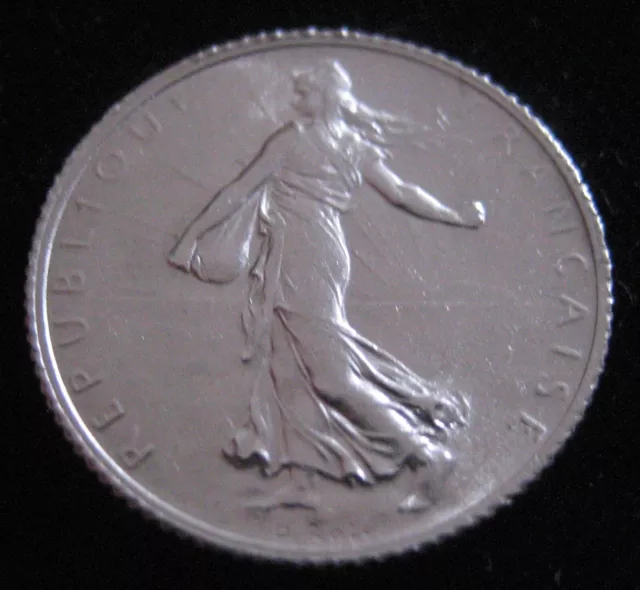 Mds Frankreich France 1 Franc 1920 "Semeuse - Säherin", Silber #D