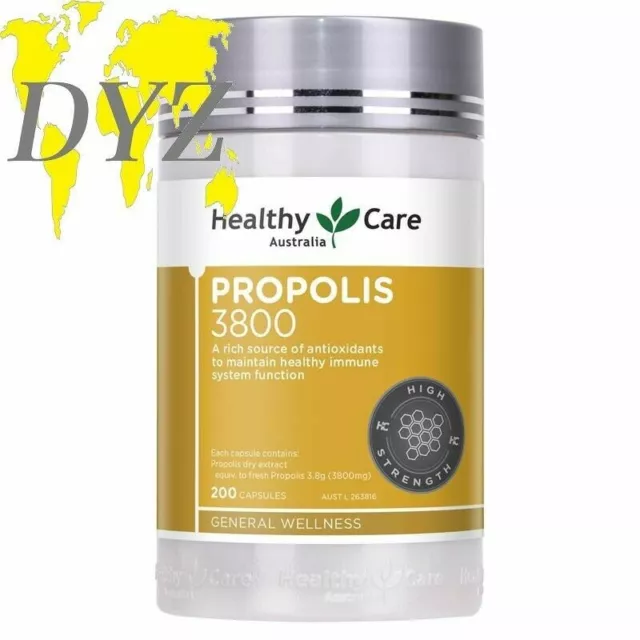 Healthy Care Propolis 3800mg (200 Gélules)