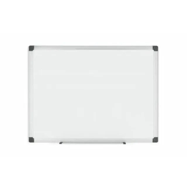 Bi-Office Maya Magnetic Enamel Whiteboard Aluminium Frame 600x450mm