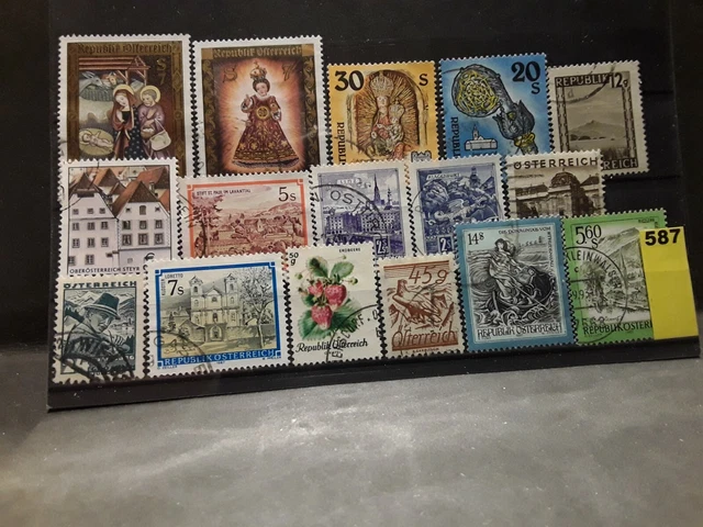 ^ÖSTERREICH   Kollektion gestempelt  (Lot 587)