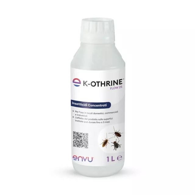 INSETTICIDA FORMICHE SCARAFAGGI ZANZARE K-Othrine Flow 25 - 1 l - Deltametrina