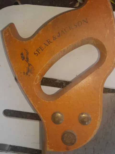 Vintage Spear and Jackson hand Saw