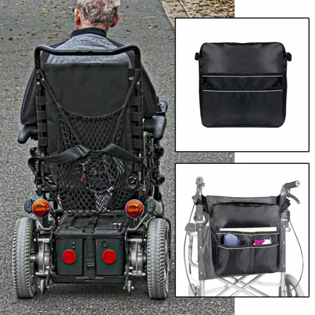 Sac de transport latéral en fauteuil roulant Sangles réglables pour boîte à