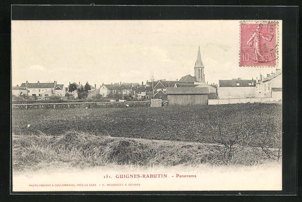 CPA Guignes-Rabutin, vue générale