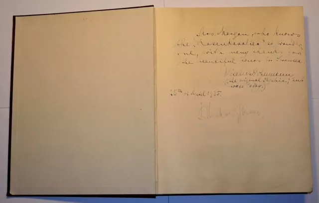 RICHARD STRAUSS & ELISABETH SCHUMANN, orig. Autographen, Der Rosenkavalier, 1935 2