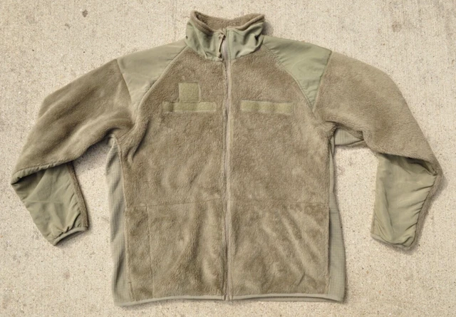 MEDIUM US Army Issued ECWCS Polartec GEN III Fleece Jacket Coyote OCP Multicam