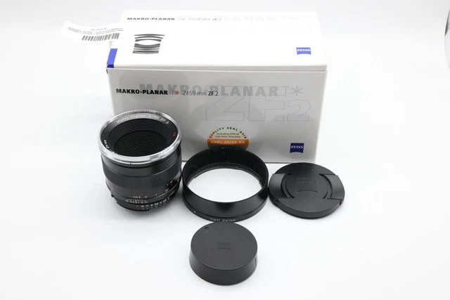 ZEISS Z 50mm f/2 MAKRO-PLANAR T* LENS FOR NIKON F MOUNT WITH BOX (PRE-OWNED)