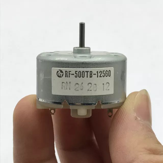 Mabuchi RF-500TB-12560 Mini DC Motor DC 5V-12V 5500RPM Round 32mm Diameter Motor