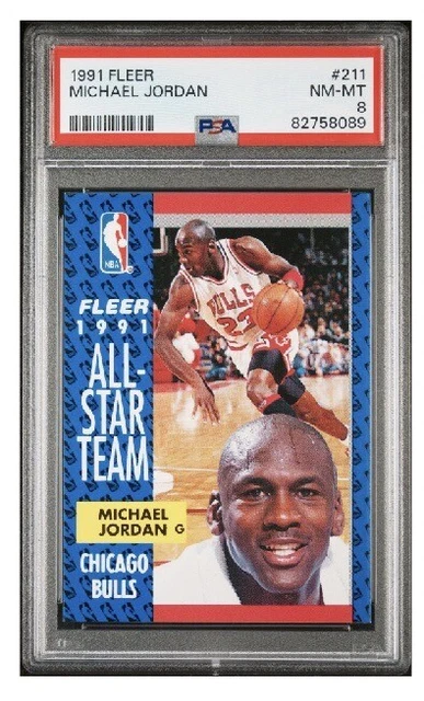 michael jordan fleer all star team 1988