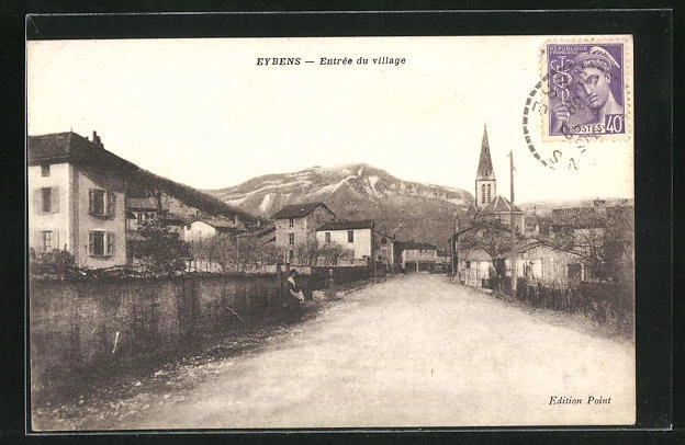 CPA Eybens, Entree du village