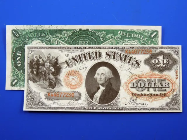 Reproduction $1 1875 LT US Paper Money Currency Copy
